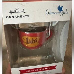 NWT Gilmore Girls Luke’s Coffee Mug Christmas Ornament